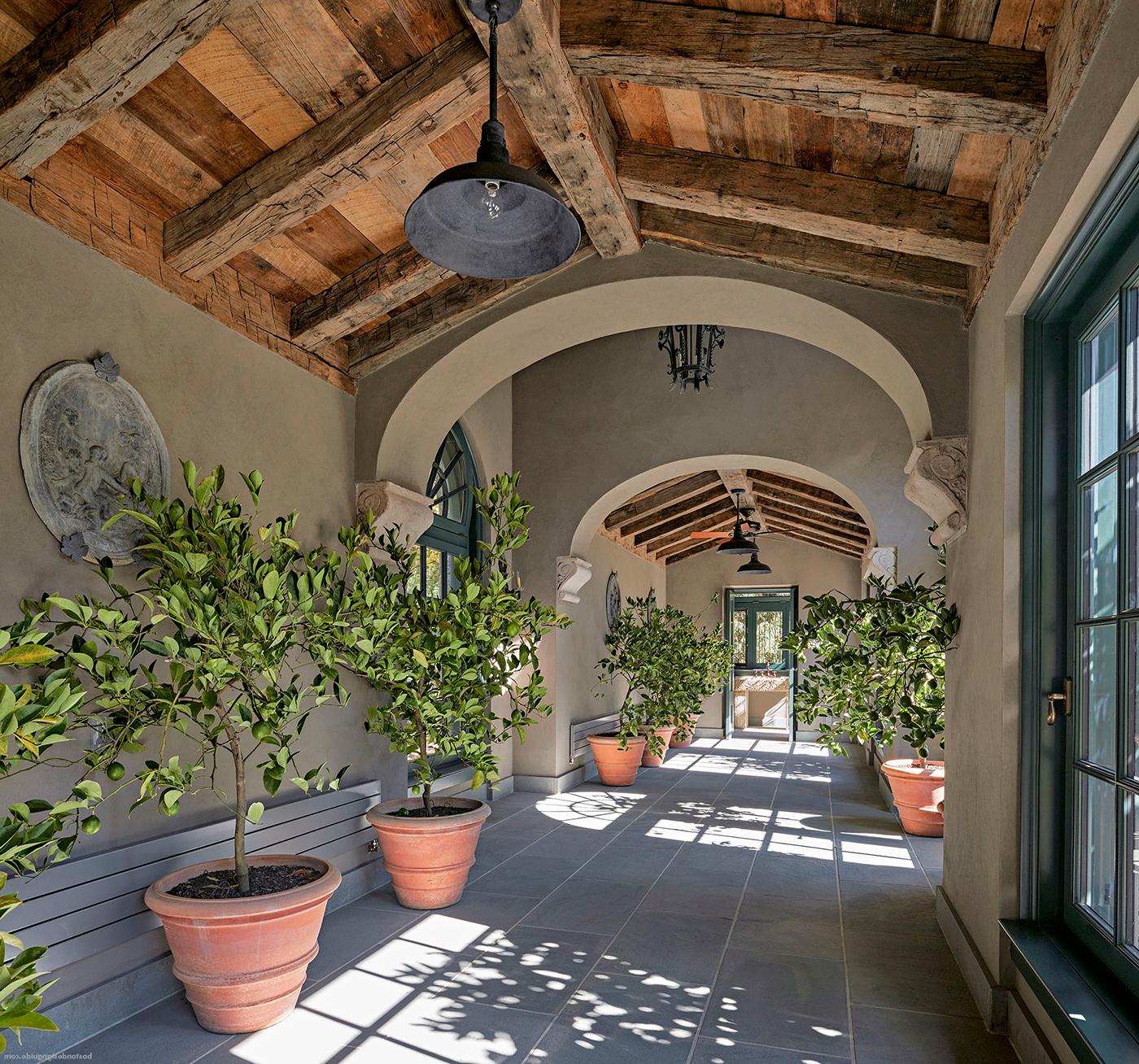 Custom covered breezeway